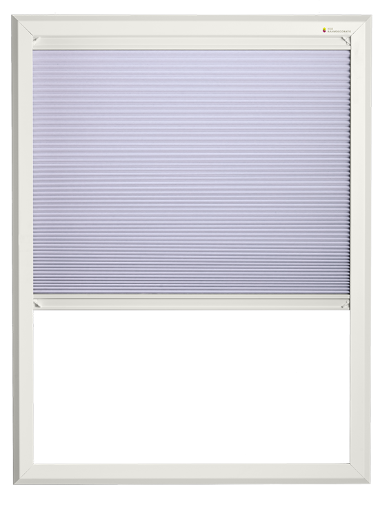 Splendid Pliss in frame RAL9016